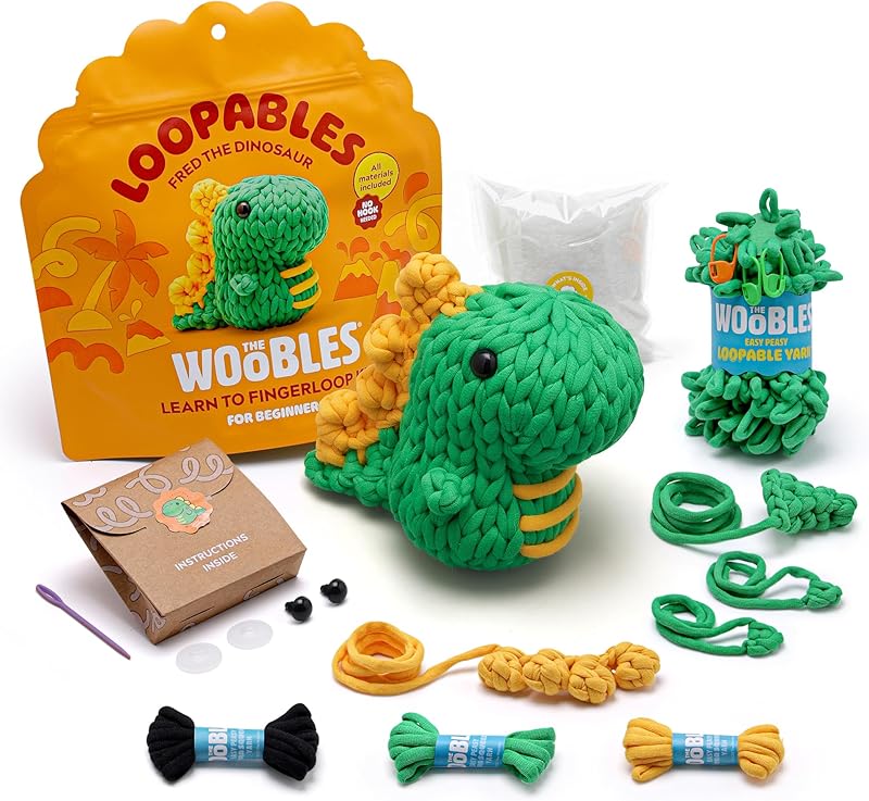 Loopables Crochet Beginners Peasy Loopable (Fred The Dino)